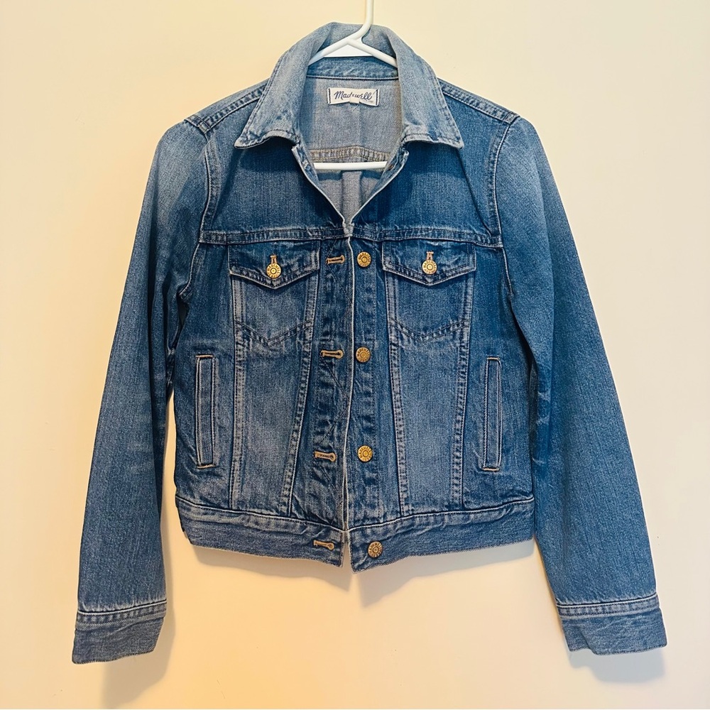 Madewell Cropped Denim BlueJean Jacket